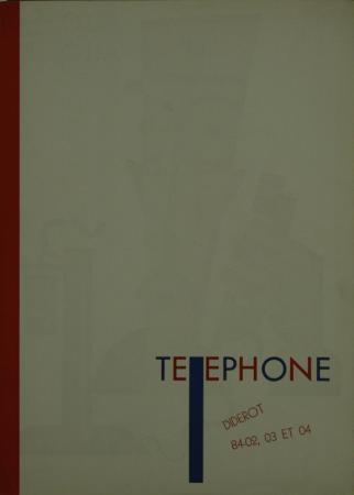  Affiche Ancienne Originale 12. Téléphone Diderot Par Dransy (non signé) - 1289826120981.jpg