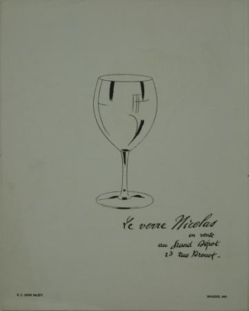  Affiche Ancienne Originale 13. Le service des vins doit être une Symphonie Par  - 1289826166908.jpg