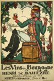  Affiche Ancienne Originale Les Vins de Bourgogne de Henri de Bahèzre - 143315405724.jpg