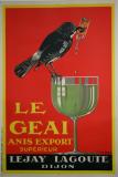  Affiche Ancienne Originale Le Geai, Anis Export - Lejay Lagoute Dijon - 1433163217367.jpg