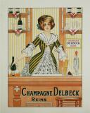  Affiche Ancienne Originale Champagne Delbeck, Reims - 14331725021004.jpg