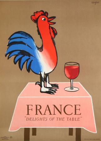  Affiche Ancienne Originale France, delights of the table Par Savignac - 14331522921949.jpg