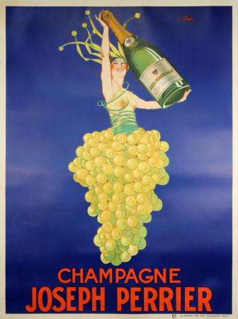  Affiche Ancienne Originale Champagne Joseph Perrier Par J. Stall - 14331531041060.jpg