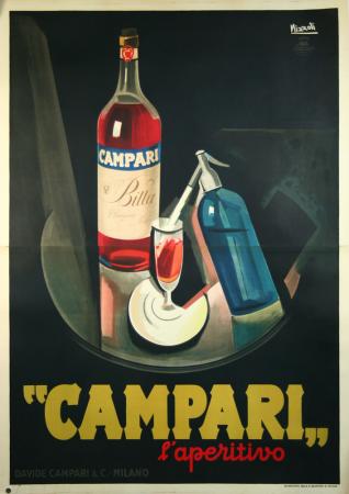  Affiche Ancienne Originale Campari, l'aperitivo Par Nizzoli - 14331535011130.jpg