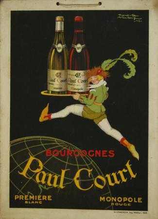  Affiche Ancienne Originale Bourgognes Paul Court Par  - 143315391412.jpg