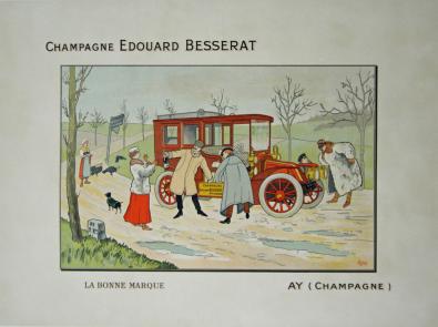  Affiche Ancienne Originale Champagne Edouard Besserat Par Michele - 143317203286.jpg
