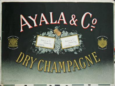  Affiche Ancienne Originale Ayala & CO, Dry Champagne Par Anonyme - 14331724261558.jpg