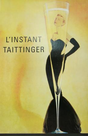  Affiche Ancienne Originale L'instant Taittinger - Grace Kelly Par Publicis - 14334994831422.jpg