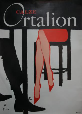  Affiche Ancienne Originale Ortalion - Couple Par René Gruau - 1257436634276.jpg