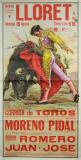  Affiche Ancienne Originale Lloret de Mar, Corrida de Toros, Morendo Pidal, Ro - 144855756439.jpg