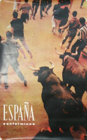  Affiche Ancienne Originale España, Sanfermines Par photo: anonyme - 1448557293408.jpg