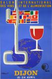  Affiche Ancienne Originale Salon International Vins et Alimentation, Dijon - 14337782701661.jpg