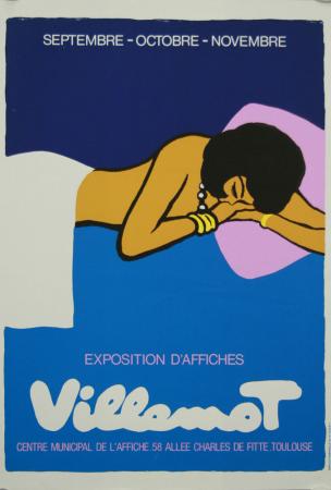  Affiche Ancienne Originale Exposition d'affiches Villemot Par Bernard Villemot - 14337747501562.jpg