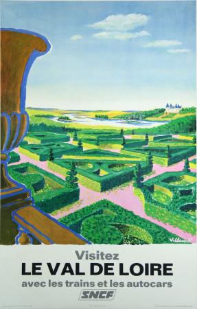  Affiche Ancienne Originale Visitez le Val de Loire - SNCF Par Bernard Villemot - 14337747761104.jpg