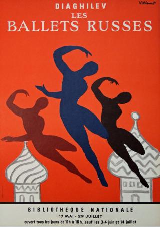  Affiche Ancienne Originale Les ballets Russes Par Bernard Villemot - 14337781901603.jpg