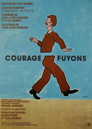  Affiche Ancienne Originale courage fuyons Par Savignac - 12947587011618.jpg