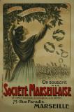  Affiche Ancienne Originale On souscrit à la Société Marseillaise - 1349689226839.jpg