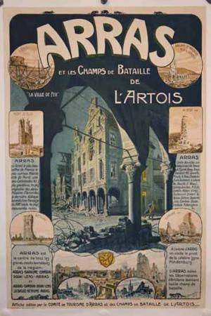  Affiche Ancienne Originale Arras et les champs de bataille de l'Artois Par Demarle - 12925006591966.jpg