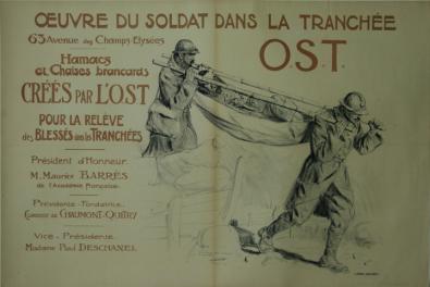  Affiche Ancienne Originale Œuvre du soldat dans la tranchée - OST Par Lucien Jonas - 13496891691954.jpg