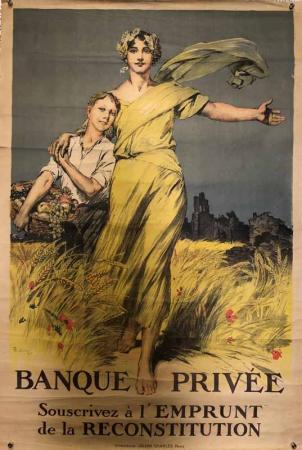  Affiche Ancienne Originale Banque privée, souscrivez à l'emprunt... Par Lelong - 13496893331782.jpg