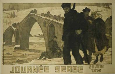  Affiche Ancienne Originale Journée serbe Par Mourgue - 1349689352513.jpg