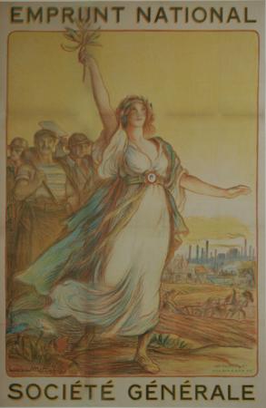  Affiche Ancienne Originale Emprunt National - Société Générale Par Lucien Métivet - 13496894161806.jpg