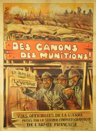  Affiche Ancienne Originale Des canons des munitions ! Par Maurice Neumont - 13496943851579.jpg