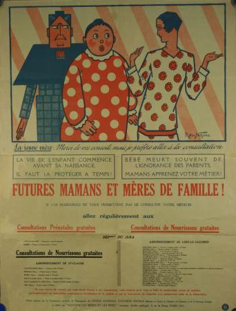  Affiche Ancienne Originale Futures mamans et mères de famille ! Par De la Neizière - 1349702695841.jpg