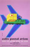  Affiche Ancienne Originale Colis postal avion - 14343648421952.jpg