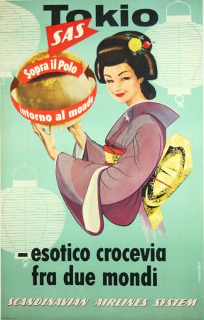  Affiche Ancienne Originale SAS Tokio Par Lannerback - 1434362516236.jpg