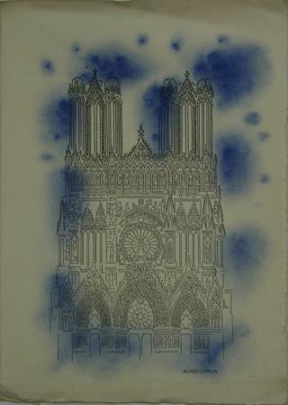  Affiche Ancienne Originale 39. La cathédrale de Reims Par Alfred Latour - 1289826929967.jpg