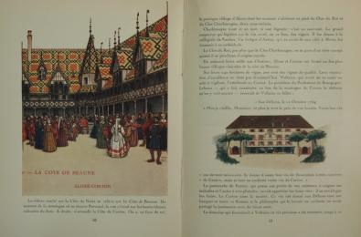  Affiche Ancienne Originale Livre 3ème : Le Vin de Bourgogne Par Textes de G. Montorgueil, dessins de A. Vallée - 12901638161341.jpg