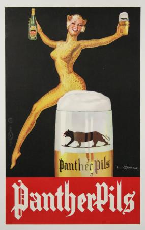  Affiche Ancienne Originale Panther Pils Par Gaillard - 1433501490826.jpg