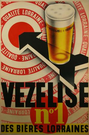  Affiche Ancienne Originale Vezelise, N°1 des bieres lorraines Par Bolar - 14335015891478.jpg
