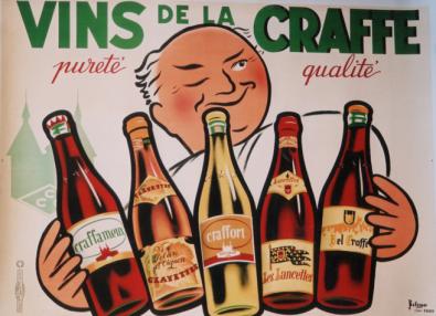  Affiche Ancienne Originale Vins de la Craffe, pureté - qualité Par Bellenger d'après Dransy - 14335163201630.jpg