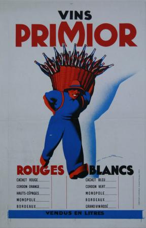  Affiche Ancienne Originale Vins Primior Par E. Maurus - 1433580254323.jpg