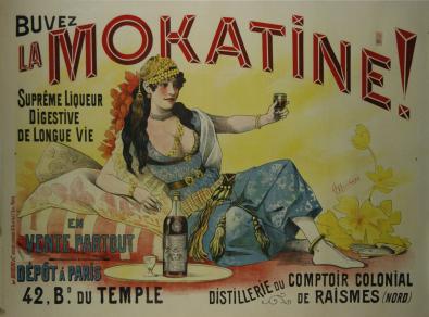  Affiche Ancienne Originale Buvez la Mokatine ! Par Choubrac - 1433580314309.jpg