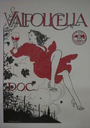  Affiche Ancienne Originale Valpolicella D.O.C. Par Manara - 14335830281705.jpg