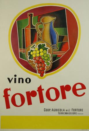  Affiche Ancienne Originale Vino Fortore Par Anonyme - 1433583044283.jpg