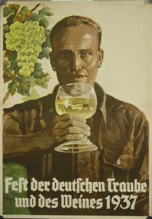  Affiche Ancienne Originale Feft der deutfchen Traube und des Weines 1937 Par Anonyme - 1433583303860.jpg