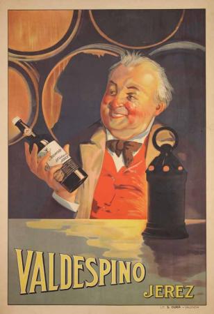  Affiche Ancienne Originale Valdespino - Jerez Par Anonyme - 1433583519858.jpg