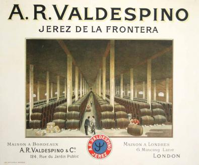  Affiche Ancienne Originale A.R. Valdespino - Jerez de la Frontera Par Anonyme - 14335836081859.jpg