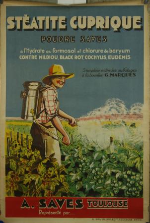  Affiche Ancienne Originale Stéatite Cuprique - A. Saves, Toulouse Par Anonyme - 14335948861570.jpg