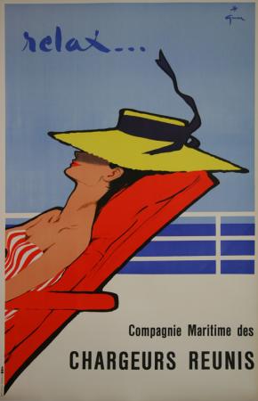  Affiche Ancienne Originale Relax Chargeurs Réunis Par René Gruau - 1257437165831.jpg